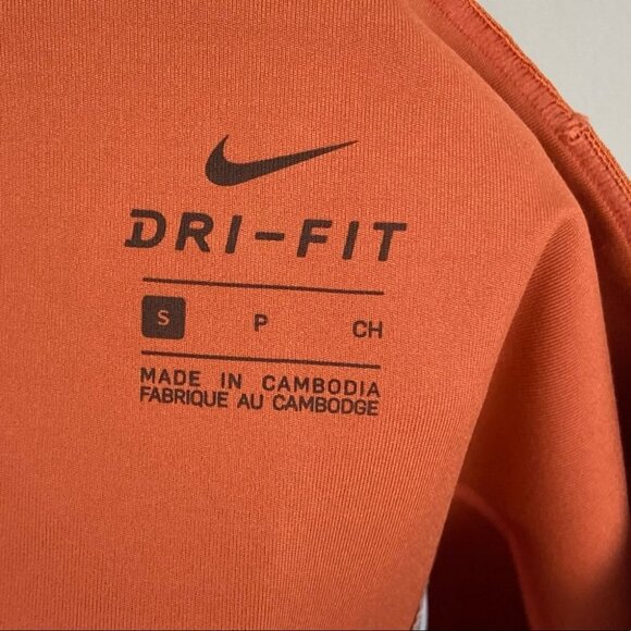 Nike One Luxe Icon Clash High Rise Orange Leggings Crop Size Small 2021 Athletic - Picture 5 of 16
